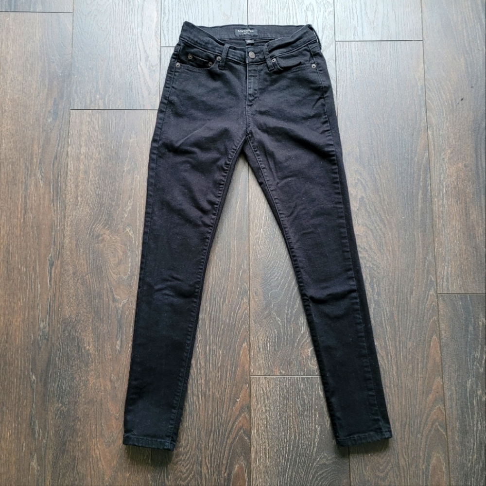 Banana Republic No-Fade Black Skinny Jeans